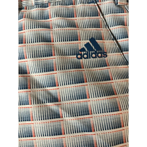 Mens Adidas Athletic Golf Shorts Size 36 Plaid Polyester ClimaLite - Picture 4 of 8